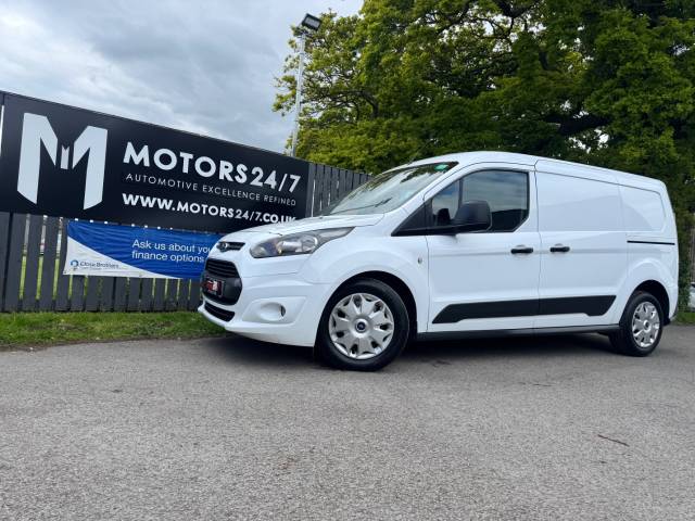 Ford Transit Connect CONNECT 1.6 TDCi 95ps 240 L2 LWB TREND!+NO VAT!+AIR CON!+2 KEYS!+L@@K!+ Panel Van Diesel White