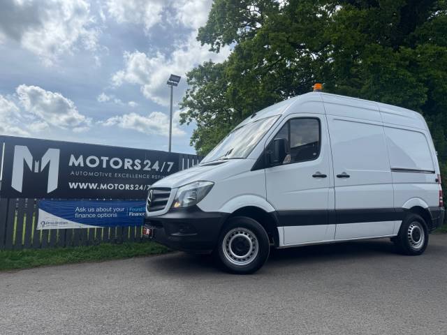 Mercedes-Benz Sprinter 2.1 SPRINTER 313 CDI SHORT WHEEL BASE 3.5t HIGH ROOF VAN!+AIR CON!+CRUISE CONTROL!+REV CAM!+L@@K!+ Panel Van Diesel White