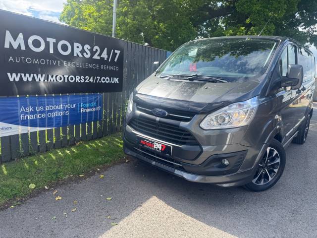 2017 Ford Transit Custom SPORT 2.0 TDCi 170ps D/CAB LOW ROOF GENUINE SPORT VAN AUTO!+NO VAT!+5 SEATS!+STUNNING VAN!+WOW!+