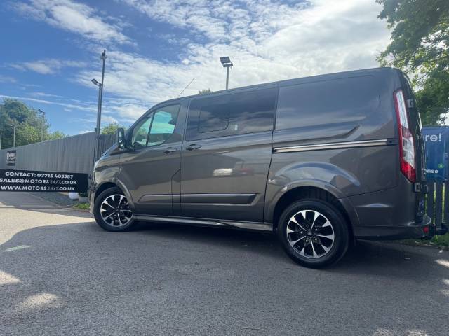 2017 Ford Transit Custom SPORT 2.0 TDCi 170ps D/CAB LOW ROOF GENUINE SPORT VAN AUTO!+NO VAT!+5 SEATS!+STUNNING VAN!+WOW!+