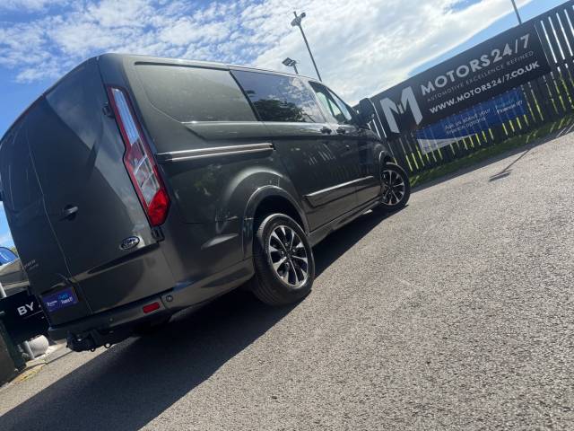 2017 Ford Transit Custom SPORT 2.0 TDCi 170ps D/CAB LOW ROOF GENUINE SPORT VAN AUTO!+NO VAT!+5 SEATS!+STUNNING VAN!+WOW!+
