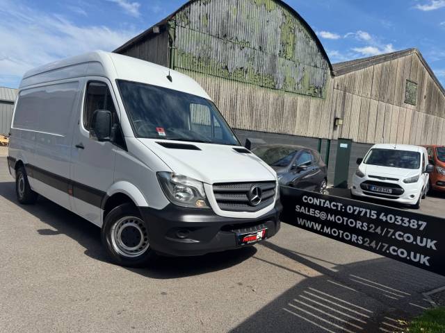 2018 Mercedes-Benz Sprinter SPRINTER 314CDI MWB MEDIUM 3.5t 2.1 MERC ENGINE!+REVERSING CAMERA!+CAMPER POTENTIAL!+L@@K!+