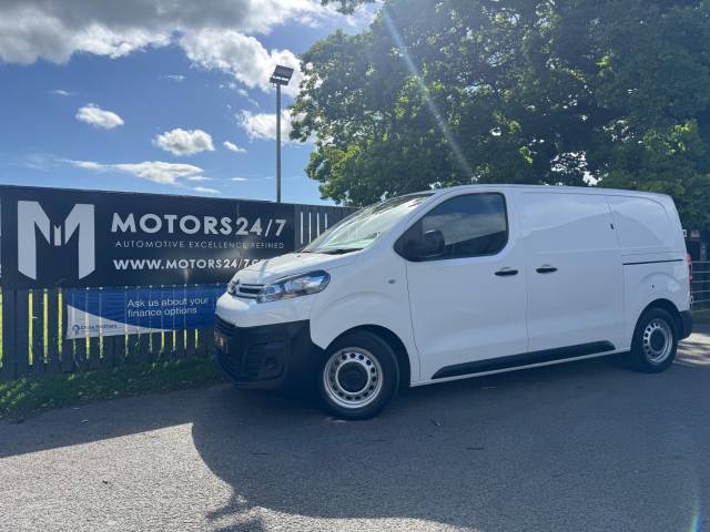 Citroen Dispatch DISPATCH 1000 1.6 BlueHDi 115 ENTERPRISE VAN+JUST 48K MILES!+CRUISE!+AIR CON!+SUPERB!+ Panel Van Diesel White
