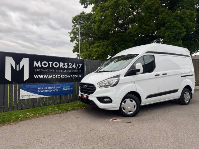 Ford Transit Custom CUSTOM 2.0 ECOBLUE HIGH ROOF TREND!+CAMPER POTENTIAL!+WETBELT DONE!+AIR CON!+LOVELY!+2 KEYS!+L@@K! Panel Van Diesel White