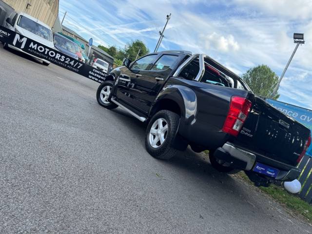 2014 Isuzu D-max D-MAX 2.5TD Utah DOUBLE CAB 4x4+FSH!!+1 FORMER KEEPER!+NO VAT!+BLACK!+L@@K!+