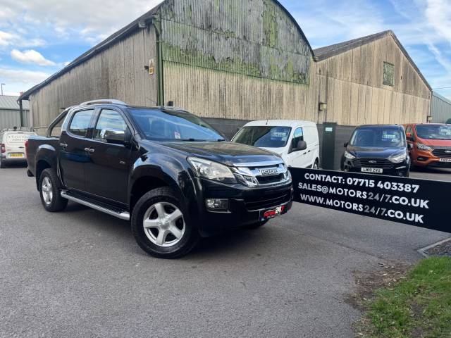 2014 Isuzu D-max D-MAX 2.5TD Utah DOUBLE CAB 4x4+FSH!!+1 FORMER KEEPER!+NO VAT!+BLACK!+L@@K!+