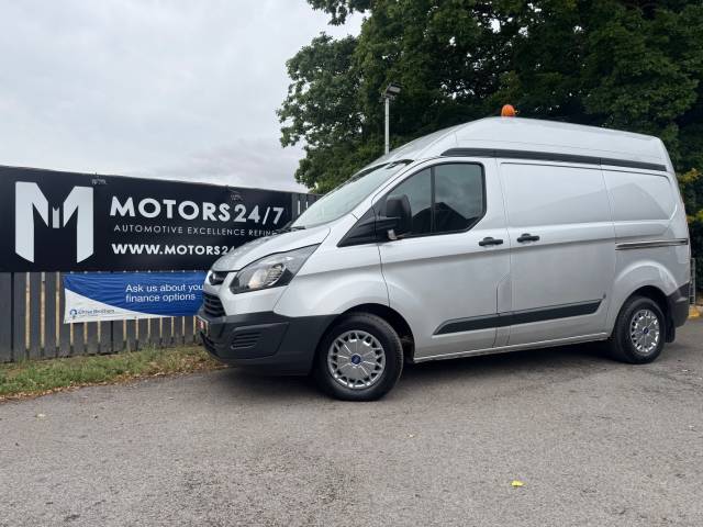 Ford Transit Custom CUSTOM 2.2 TDCi 100ps L1 HIGH ROOF+AIR CON!+NO VAT!+NIGHT HEATER!+CAMPER POTENTIAL!+L@@K!+ Panel Van Diesel Silver