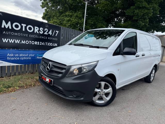 2018 Mercedes-Benz Vito VITO 114CDI VAN LONG+LWB!+2.1 MERC ENGINE!+NO VAT!+AIR CON!+CRUISE!+TWIN SIDE DOORS!+L@@K!+