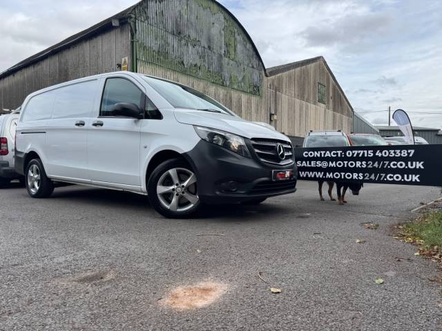 2018 Mercedes-Benz Vito VITO 114CDI VAN LONG+LWB!+2.1 MERC ENGINE!+NO VAT!+AIR CON!+CRUISE!+TWIN SIDE DOORS!+L@@K!+
