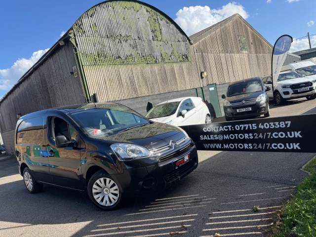 2013 Citroen Berlingo BERLINGO 1.6 HDi 625KG 75PS+94K MILES!+FSH!+AIR CON!+NO VAT!+BLACK!+L@@K!+
