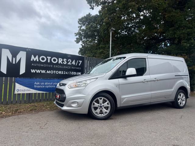 Ford Transit Connect CONNECT 1.5 TDCi 120ps LWB LIMITED VAN!+1 OWNER!+FSH!+JUST 22800 MILES!+WOW!+SUPERB!+ Panel Van Diesel Silver