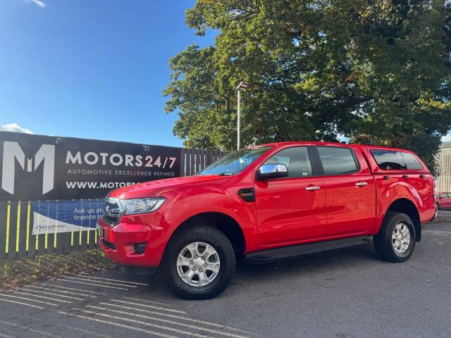 Ford Ranger RANGER PICK UP DOUBLE CAB XLT 2.0 ECO BLUE 170+1 OWNER!+FSH!+AIR!+CRUISE!+L@@K!+ Pick Up Diesel Red